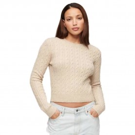 блуза,дамски,пуловери,дамски,плетени,дрехи,superdry,fitted,cable,sweater,beige