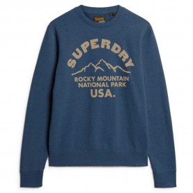 блуза,мъжки,пуловери,superdry,lo,fi,outdoors,graphic,sweatshirt,blue