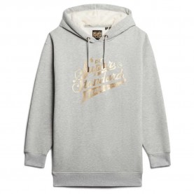 рокля,дамски,поли,и,рокли,superdry,luxe,metallic,logo,long,sleeve,short,dress,pumice,stone,beige,marl,(white)