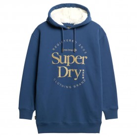 рокля,дамски,поли,и,рокли,superdry,luxe,metallic,logo,long,sleeve,short,dress,blue,(sargasso,sea,blue)