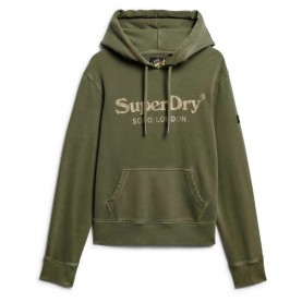 суичър,дамски,блузи,superdry,metallic,venue,hoodie,dusty,olive,green,(green)