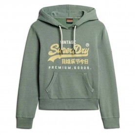суичър,дамски,блузи,superdry,puff,print,vl,graphic,hoodie,drius,green,marl,(green)