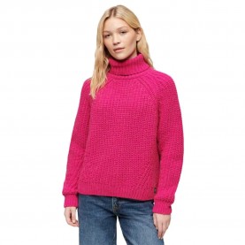 блуза,дамски,пуловери,дамски,плетени,дрехи,superdry,slouchy,stitch,high,neck,sweater,pink
