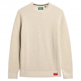 Блуза Superdry Textured sweater - Beige (Light Grey) блуза,мъжки,пуловери,superdry,textured,sweater,beige,(light,grey)