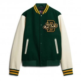 яке,мъжки,якета,superdry,varsity,wool,bomber,jacket,green