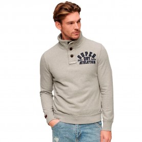 блуза,мъжки,пуловери,superdry,vintage,athletic,henley,sweatshirt,grey,(light,grey,marl)