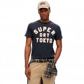 Тениска Superdry Vintage Athletic Str short sleeve T-shirt - Grey (Eclipse Navy) тениска,мъжки,тениски,superdry,vintage,athletic,str,short,sleeve,t,shirt,grey,(eclipse,navy)