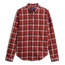 карирана,риза,мъжки,ризи,superdry,vintage,check,long,sleeve,shirt,red,(montauk,check,red)