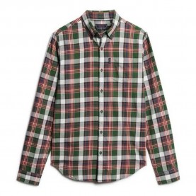 карирана,риза,мъжки,ризи,superdry,vintage,check,long,sleeve,shirt,upstate,check,green,(multicolor)