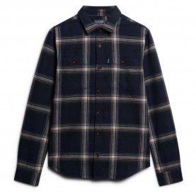 карирана,риза,мъжки,якета,superdry,vintage,check,overshirt,blue