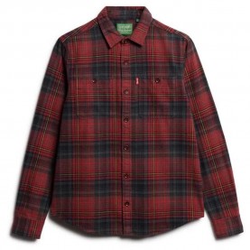 карирана,риза,мъжки,якета,superdry,vintage,check,overshirt,boseman,check,red,(red)