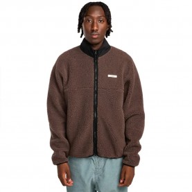 блуза,мъжки,пуловери,element,classic,sherpa,full,zip,sweatshirt,brown
