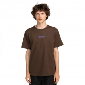 тениска,мъжки,тениски,element,simple,logo,short,sleeve,t,shirt,bracken,(brown)