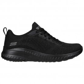 маратонки,дамски,маратонки,skechers,bobs,squad,chaos,trainers,black,sparkle,engineered,knit,(black)
