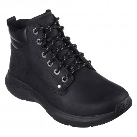 Skechers Parson booties - Black (Black Leather) дамски,боти,дамски,високи,обувки,за,ходене,skechers,parson,booties,black,(black,leather)