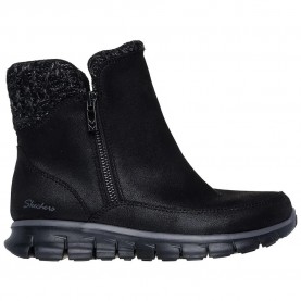 дамски,боти,дамски,високи,обувки,за,ходене,skechers,synergy,booties,black,microleather,knit