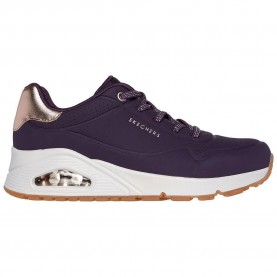маратонки,дамски,маратонки,skechers,uno,trainers,dark,purple,durabuck,rosegold,duraleather,mesh,trim,(purple)