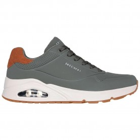 маратонки,мъжки,маратонки,skechers,uno,trainers,dusty,olive,durabuck,chestnut,suede,mesh,(grey)
