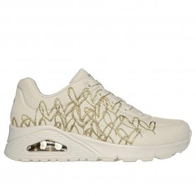 маратонки,дамски,маратонки,skechers,uno,trainers,natural,durabuck,gold,mylar,embroidery,(beige)
