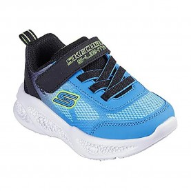 маратонки,детски,маратонки,skechers,meteor,lights,krendo,trainers,black,&,blue,textile,black,synthetic,lime,trim,(blue)