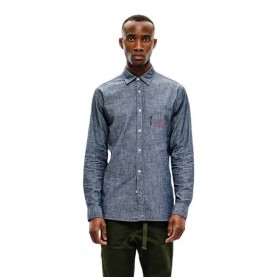 риза,с,дълъг,ръкав,мъжки,ризи,the,mountain,studio,field,chambray,long,sleeve,shirt,blue,(dark,navy)