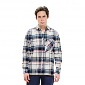 риза,с,дълъг,ръкав,мъжки,ризи,the,mountain,studio,overshirt,long,sleeve,shirt,white,(castle,wall,eclipse)