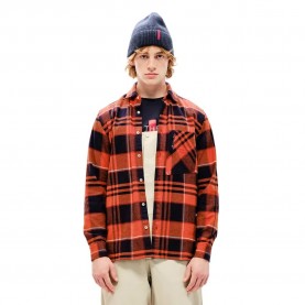 риза,с,дълъг,ръкав,мъжки,ризи,the,mountain,studio,overshirt,long,sleeve,shirt,eclipse,rooibos,(red)