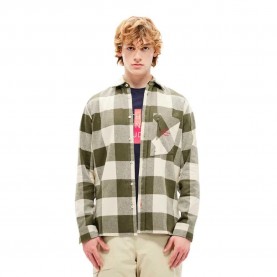 риза,с,дълъг,ръкав,мъжки,ризи,the,mountain,studio,overshirt,long,sleeve,shirt,forest,green,castle,wall,(green)