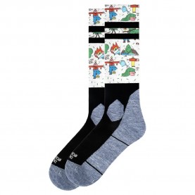 чорапи,дамски,чорапи,american,socks,leaf,me,alone,snow,long,socks,pink,(multicolor)