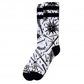 чорапи,дамски,чорапи,american,socks,medieval,long,socks,grey,(light,grey,black)