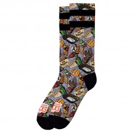 чорапи,дамски,чорапи,american,socks,yummies,mid,high,long,socks,grey,(grey)