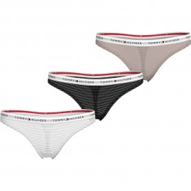 дамско,бельо,дамски,бикини,и,танкини,tommy,hilfiger,mesh,thong,3,units,white,(multicolor)