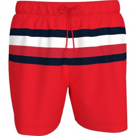бански,гащета,мъжки,бански,костюми,tommy,hilfiger,um0um03435,swimming,shorts,red