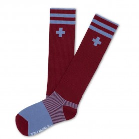 чорапи,мъжки,чорапи,the,indian,face,crew,long,socks,red,blue,(red)