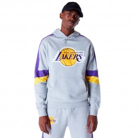 суичър,мъжки,пуловери,new,era,colour,block,los,angeles,lakers,hoodie,grey