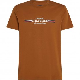 тениска,мъжки,тениски,tommy,hilfiger,chest,short,sleeve,t,shirt,brown