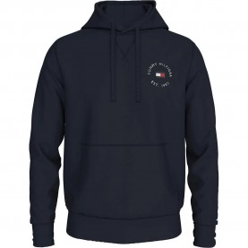 суичър,мъжки,пуловери,tommy,hilfiger,roundall,flag,hoodie,black