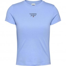 тениска,дамски,тениски,tommy,jeans,essential,logo1,ext,short,sleeve,t,shirt,vessel,blue,(blue)