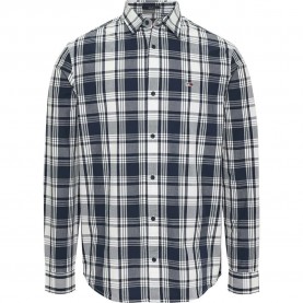 карирана,риза,мъжки,ризи,tommy,jeans,reg,check,long,sleeve,shirt,multicolor