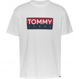 тениска,мъжки,тениски,tommy,jeans,reg,rwb,entry,short,sleeve,t,shirt,white