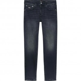 дънки,мъжки,панталони,tommy,jeans,scanton,dh1267,slim,fit,jeans,black