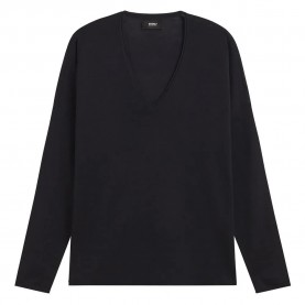 блуза,дамски,пуловери,дамски,плетени,дрехи,ecoalf,anturio,sweater,black