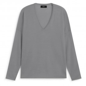 блуза,дамски,пуловери,дамски,плетени,дрехи,ecoalf,anturio,sweater,grey,melange,(grey)