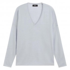 блуза,дамски,пуловери,дамски,плетени,дрехи,ecoalf,anturio,sweater,oyster,(grey)