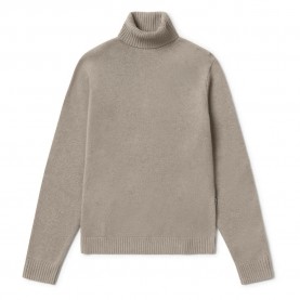 блуза,мъжки,пуловери,ecoalf,brun,sweater,dark,sand,melange,(beige)