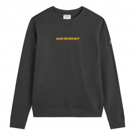 блуза,мъжки,пуловери,ecoalf,disa,sweatshirt,asphalt,(black)