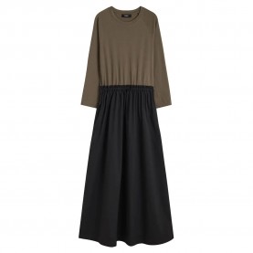 рокля,дамски,поли,и,рокли,ecoalf,laila,dress,dark,bronze,(brown)