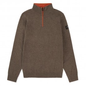 блуза,мъжки,пуловери,ecoalf,larch,sweater,brown,(brown,melange)