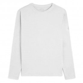тениска,мъжки,тениски,ecoalf,laredo,long,sleeve,t,shirt,white,(white)