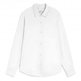 риза,с,дълъг,ръкав,дамски,блузи,дамски,ризи,ecoalf,lasa,long,sleeve,shirt,white